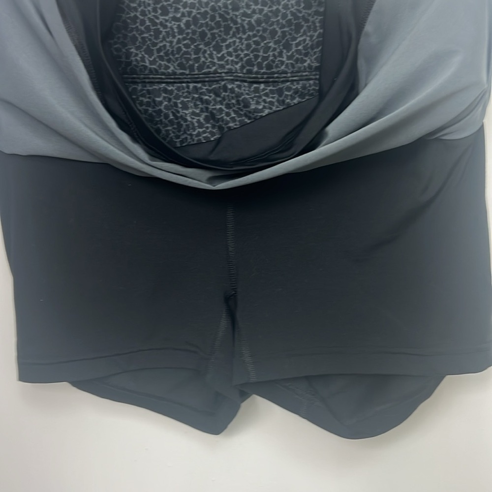 76. Columbia Whispering Lakes Skort Skirt, Black Gray Animal Active, UPF 50 Sz S - Picture 4 of 9